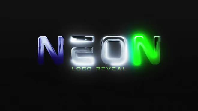 دانلود پروژه آماده لوگو نئون Neon Logo Reveal افتر افکت