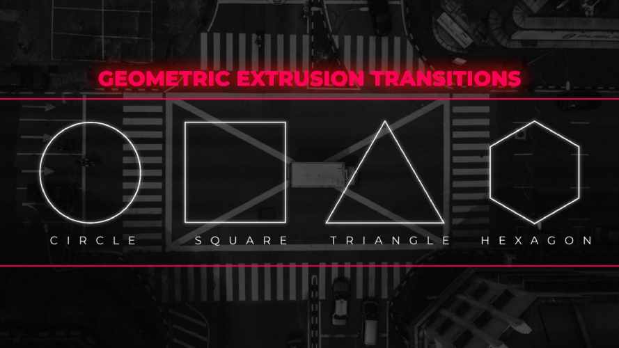 پریست ترانزیشن هندسی Geometric Extrusion در پریمیر